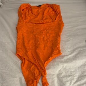 Zara Bold Orange Top
